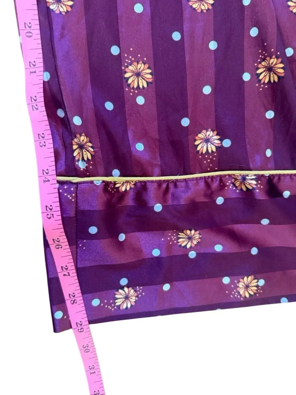 Free People Party Sleep Pajama Pants Wine Combo Color Small bottoms only